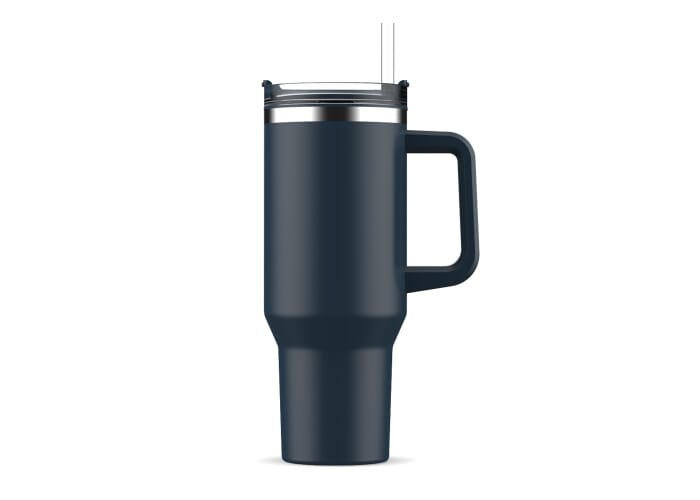Mug personnalisable en matériaux recyclés 1,2L Ozzy Bleu foncé